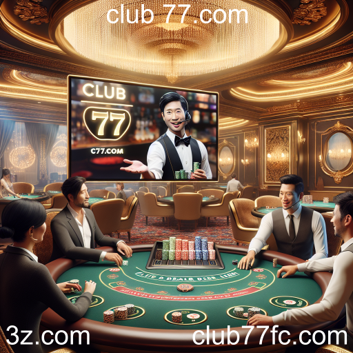 Descubra a Experiência do Live Casino no Club77.com